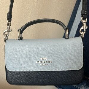Blue coach bag
